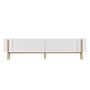 Nordure Nexus Mueble para TV Blanco y Dorado